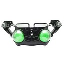 029 Hid Custom Headlight Yamaha Yzf R1 2009-2011 Greendemon Eyes